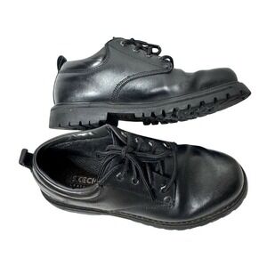 Skechers Mens Tom Cats Oxford Shoe Black Sz 8 Y2K Grunge Chunky Heel